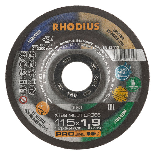 Rhodius XTK69 MULTI CROSS Trenn- und Schruppscheibe